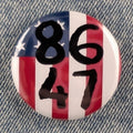 '86 47' Pinback Button 1.25"