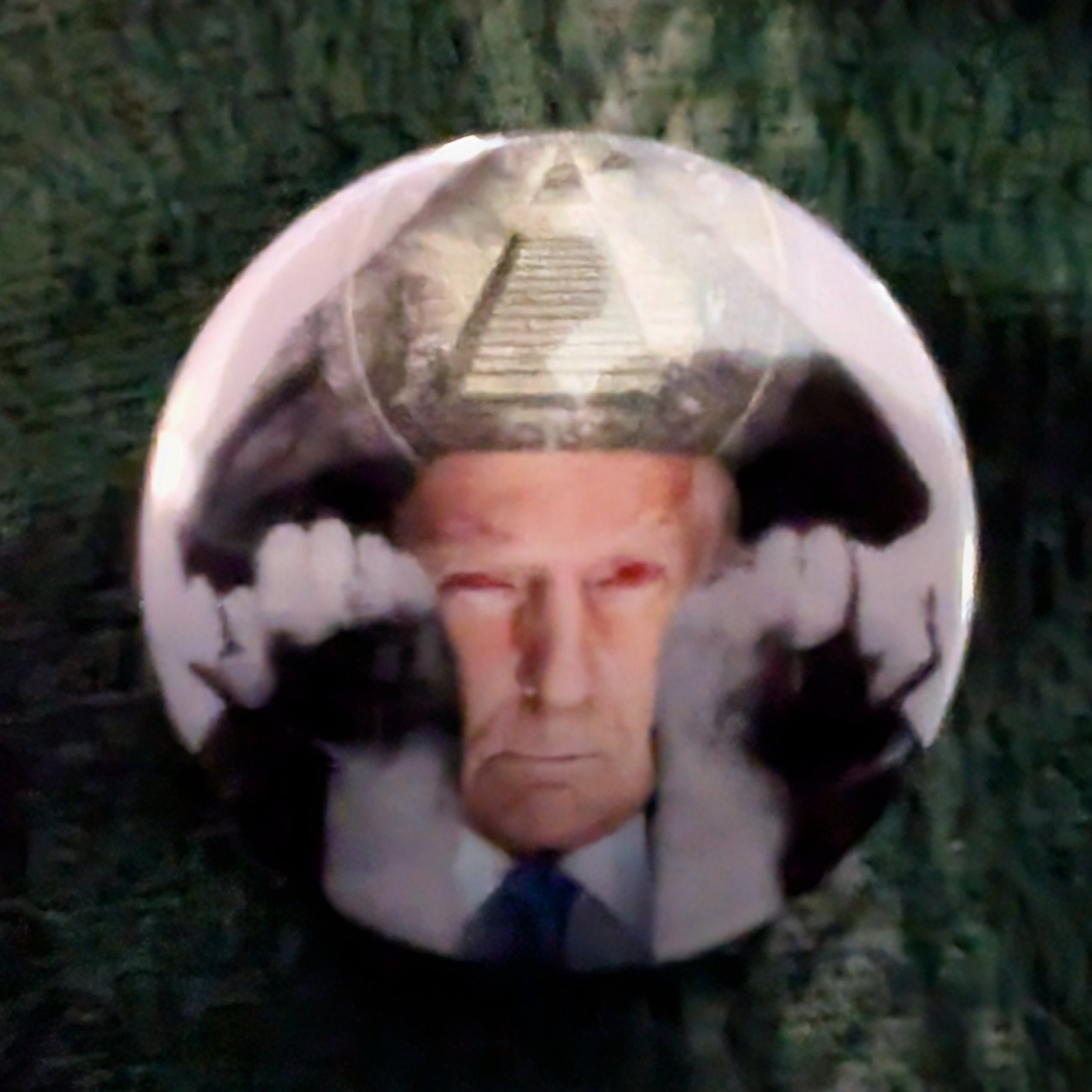 'Do As I Say Shall Be The Whole of The Law' Trump/Crowley 1.25" Pinback Button